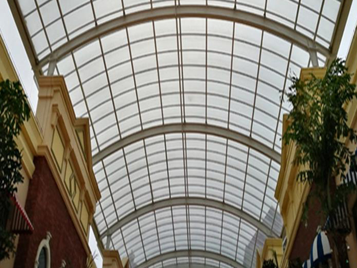 衢州屋面网架顶棚吊装方案